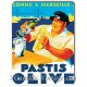 Tin signs Pastis Olive - Marseille