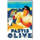 Tin signs Pastis Olive - Marseille